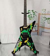 DIME Washburn Dimebag Darrell electric Guitar Black hardware FR bridge