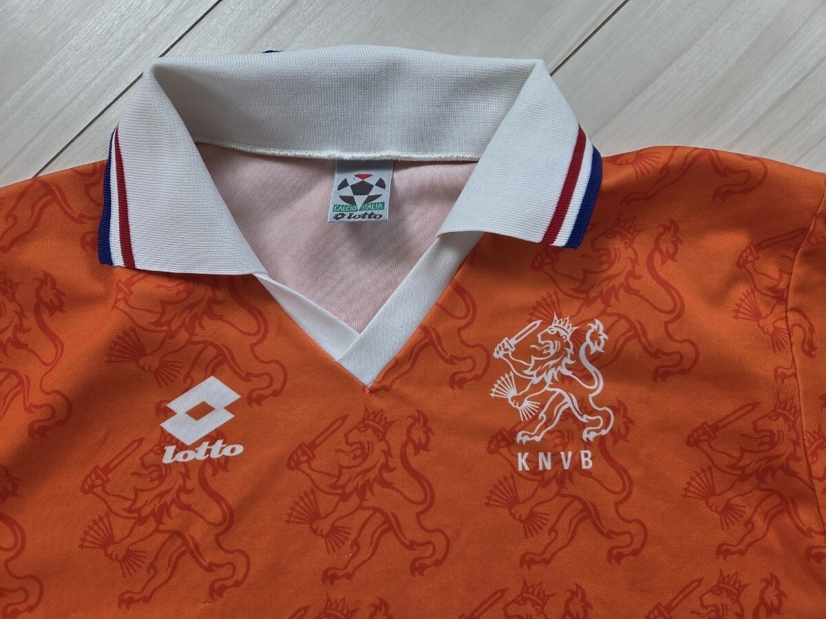 HOLLAND NATIONAL TEAM Home 1994 Lotto Vintage Football Shirt
