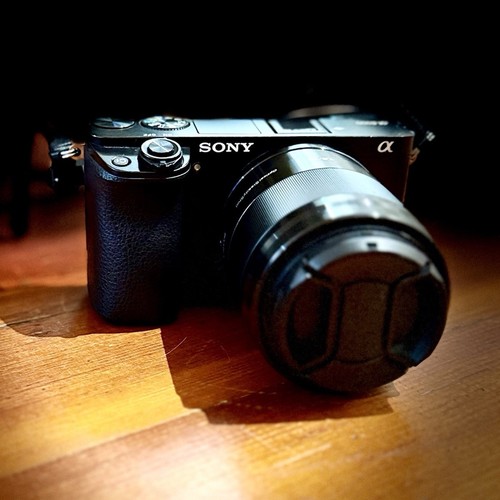 Sony Alpha 6000 Camera Bundle with Lens, Lowepro Backpack, Cleaning Kit