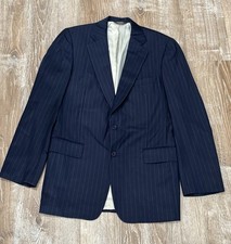 Paul Stuart Super 110s Paul Suit striped blue