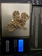 Gold Rope Chain 20-inch 9ct 9.8g