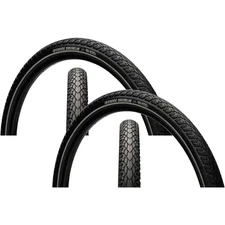 Pack of 2 Kenda Kwick Drumlin Tire 700 x 45 Clincher Wire Black/Reflective