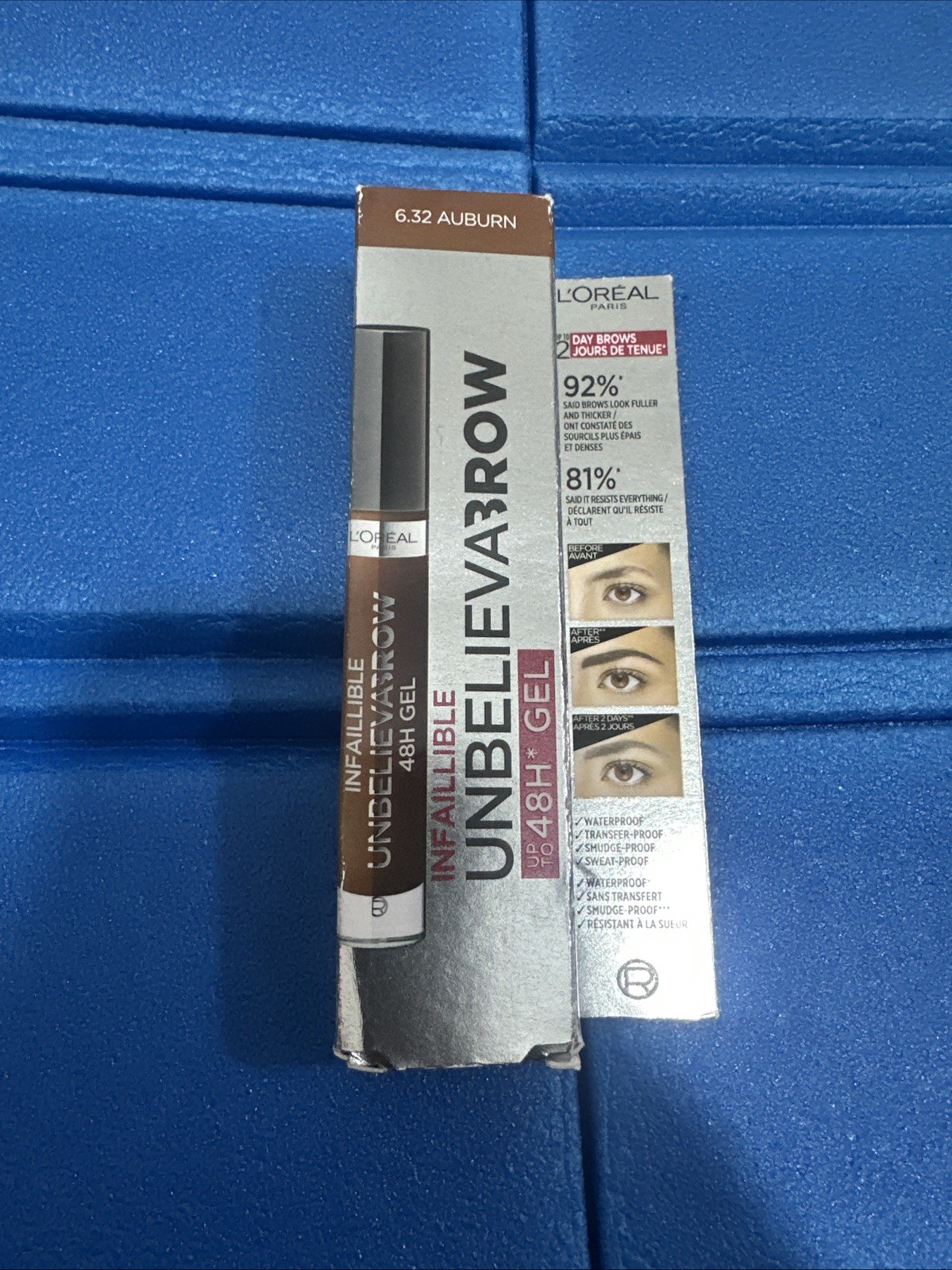 L'Oreal Unbelieva Brow Longwear Brow Gel - 6.32 Auburn