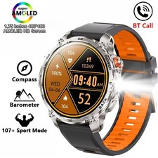 Military Smart Watch For Men (Call Receive/Dial) Outdoor Sports Fitness Tracker — image 13