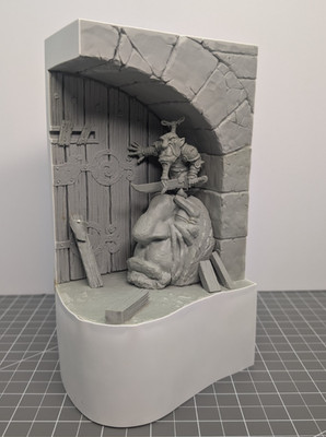 Journeyman Miniatures Cadwallon Bodyguard 75mm Resin Miniature Paul Bonner wBase