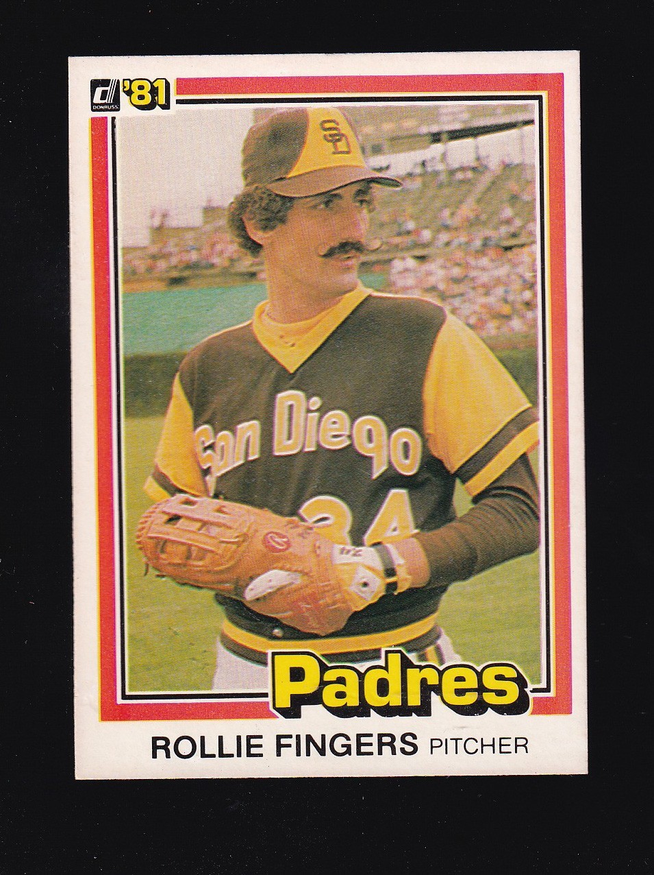 1981 Donruss Rollie Fingers #2 San Diego Padres