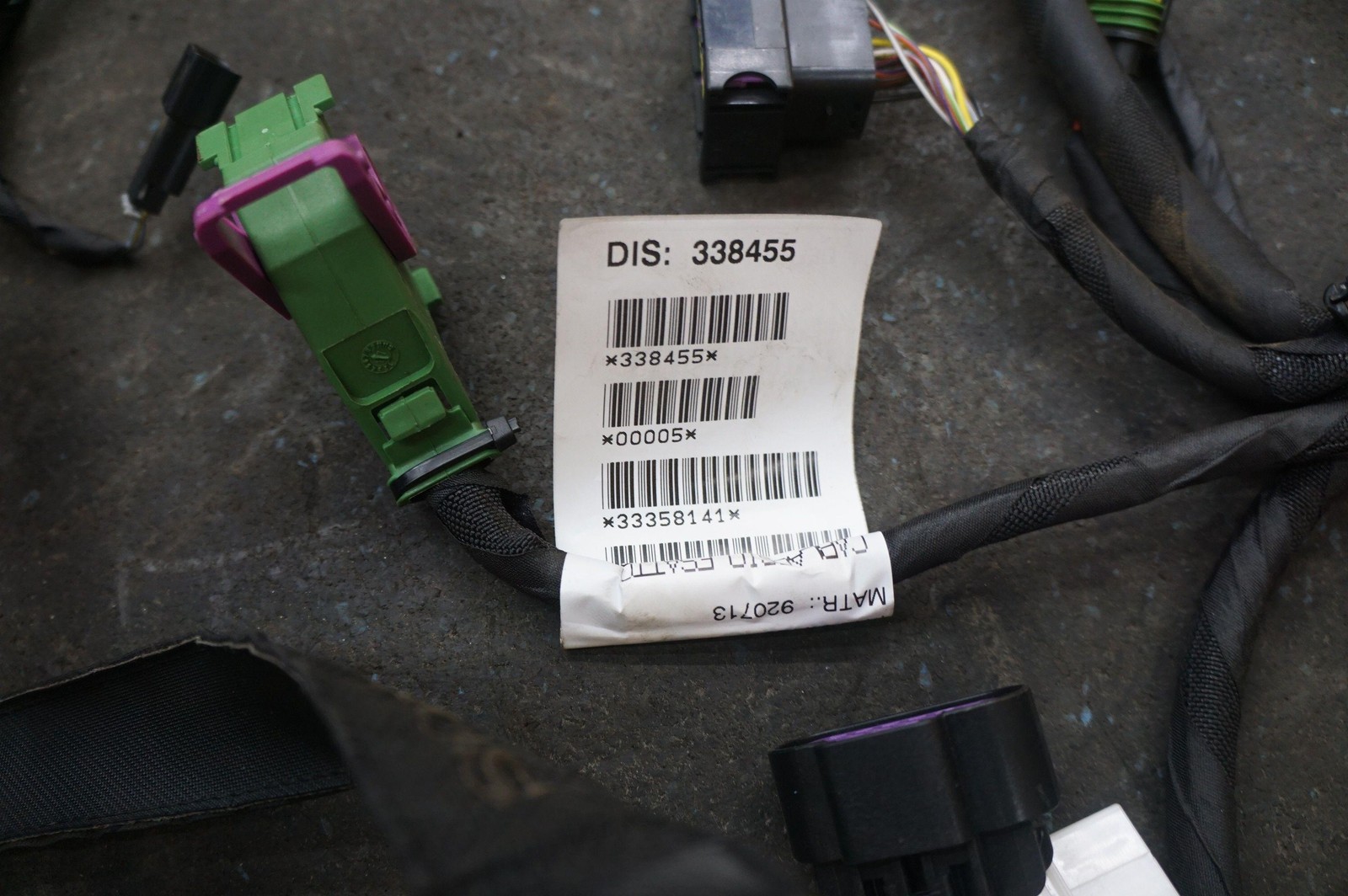 Dashboard Dash Wire Wiring Harness OEM 338455 Ferrari 488 Challenge 2019