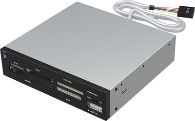 74-In-1 3.5-Inch Internal Flash Media Card Reader/Writer with USB Port [NEW]