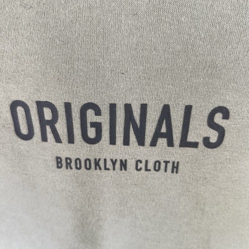 Originals Brooklyn Cloth Sage Green Hooded Sweatshirt Mens Size Small - Picture 4 of 12