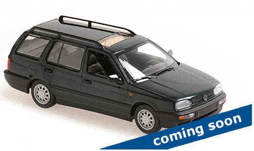 Voiture miniature Volkswagen Golf Variant 1997 verte 1/43 Maxichamps