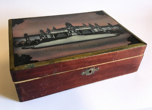 Joyero de madera Barcelona Exposición de 1929 - Imagen 1 de 8