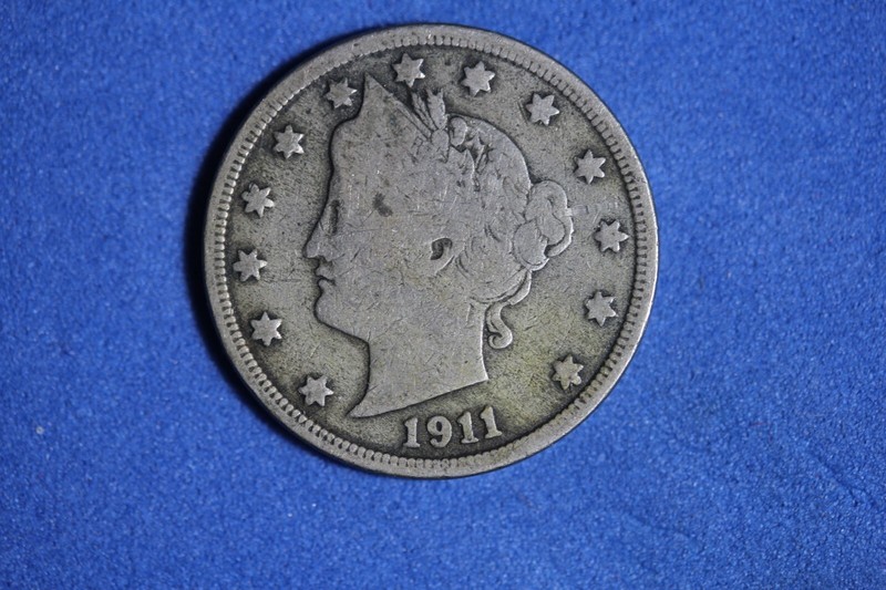 ESTATE FIND 1911 - W/CENTS Liberty V Nickel!!  #K53532