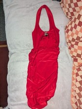 Pink Vanilla red bodycon dress size m