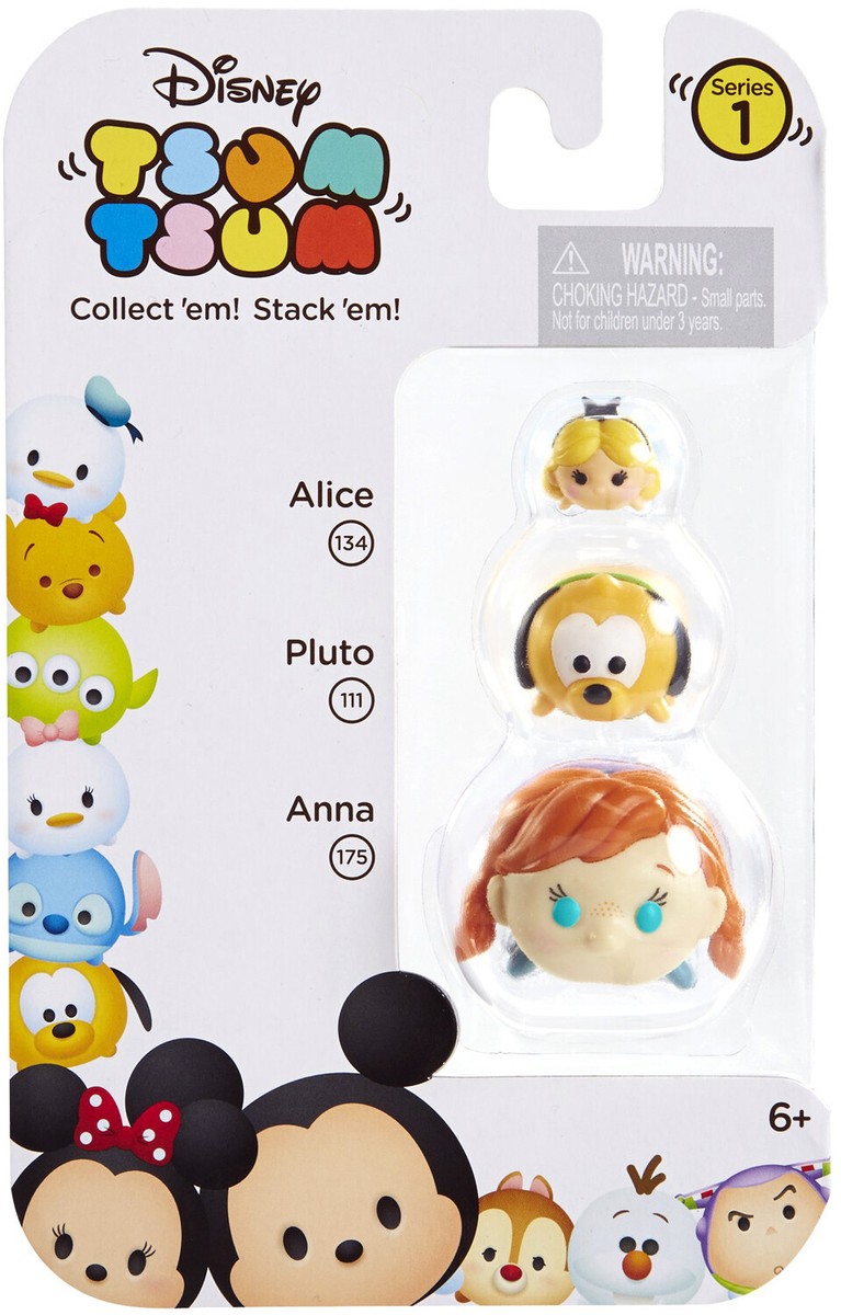2016 Disney Tsum Tsum 3 Figure Pack Series 1 - 18 Styles to choose