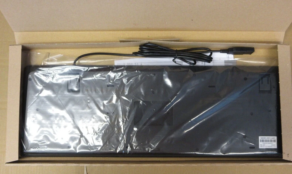 NEW Fujitsu KB410 Black QWERTY Full Size UK USB Wired Keyboard S26381-K511-L465 - Image 4 of 4