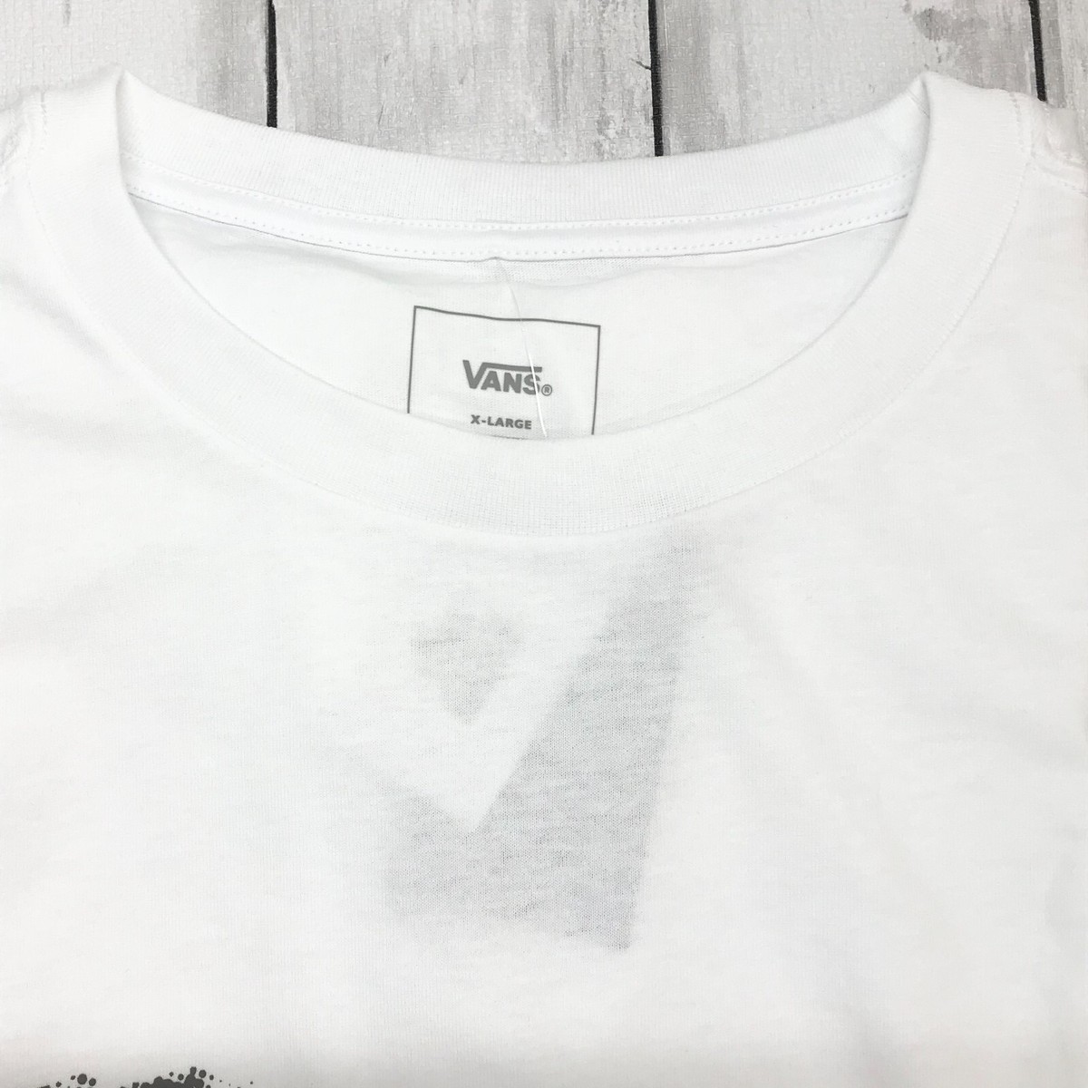 国内配送 VANS MENS HYOTTOKO TEE WHITE VANS and JAPAN CULTURE XL HYOTTOKO Short Sleeve T-Shirt