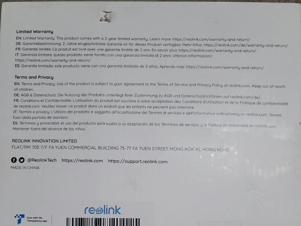 4G LTE Mobile Security Camera Solar Battery Powered Pan Tilt Reolink Go PT Plus - Image 3 of 3