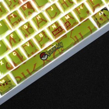 Pok mon 108 Keys PBT Light Backlit Keycap Set f/Mechanical Anime Keyboard Stock