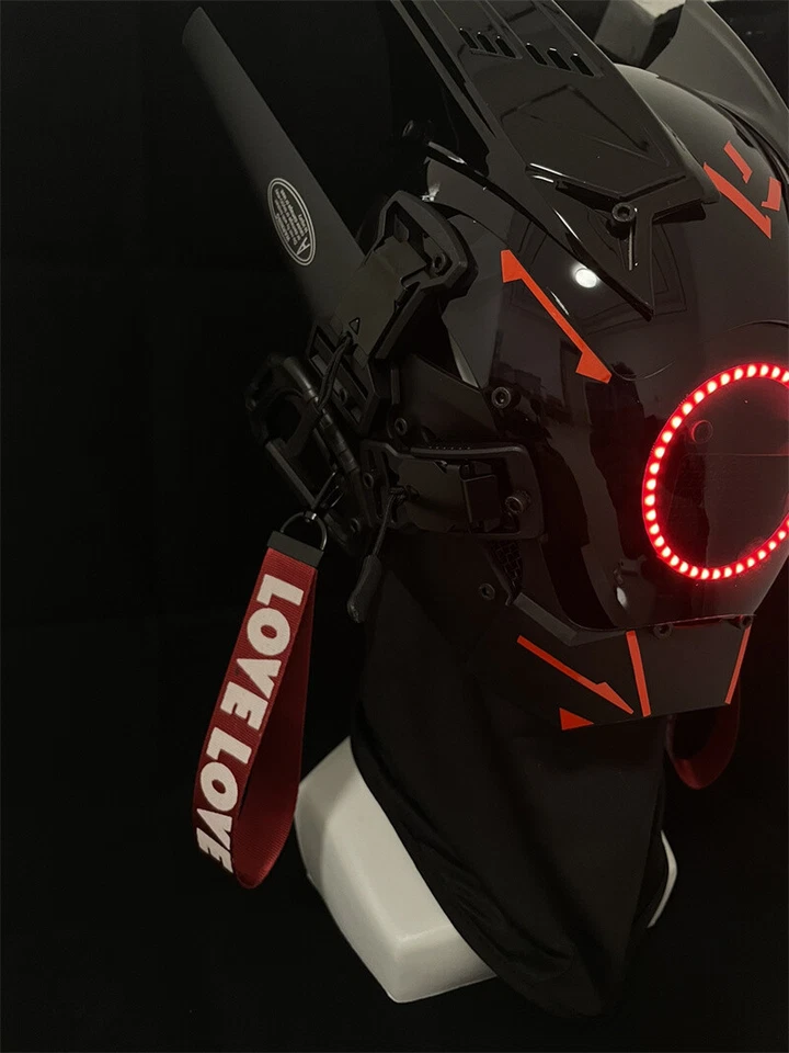 Cyberpunk Mask Cosplay Helmet Directing tools Dance Props Toys Halloween Gifts - Image 4 of 4