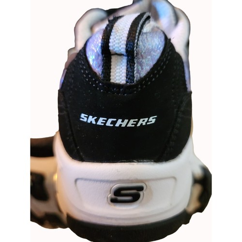 Skechers Women's Size 8 D'Lites Biggest Fan Athletic Shoe Black/White 11930EW Sn - Picture 10 of 16