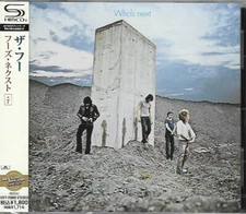 THE WHO WHO'S NEXT JAPAN CD RMST SHM AUDIOPHILE CD+7 - BRAND NEW/GIFT QUALITY!