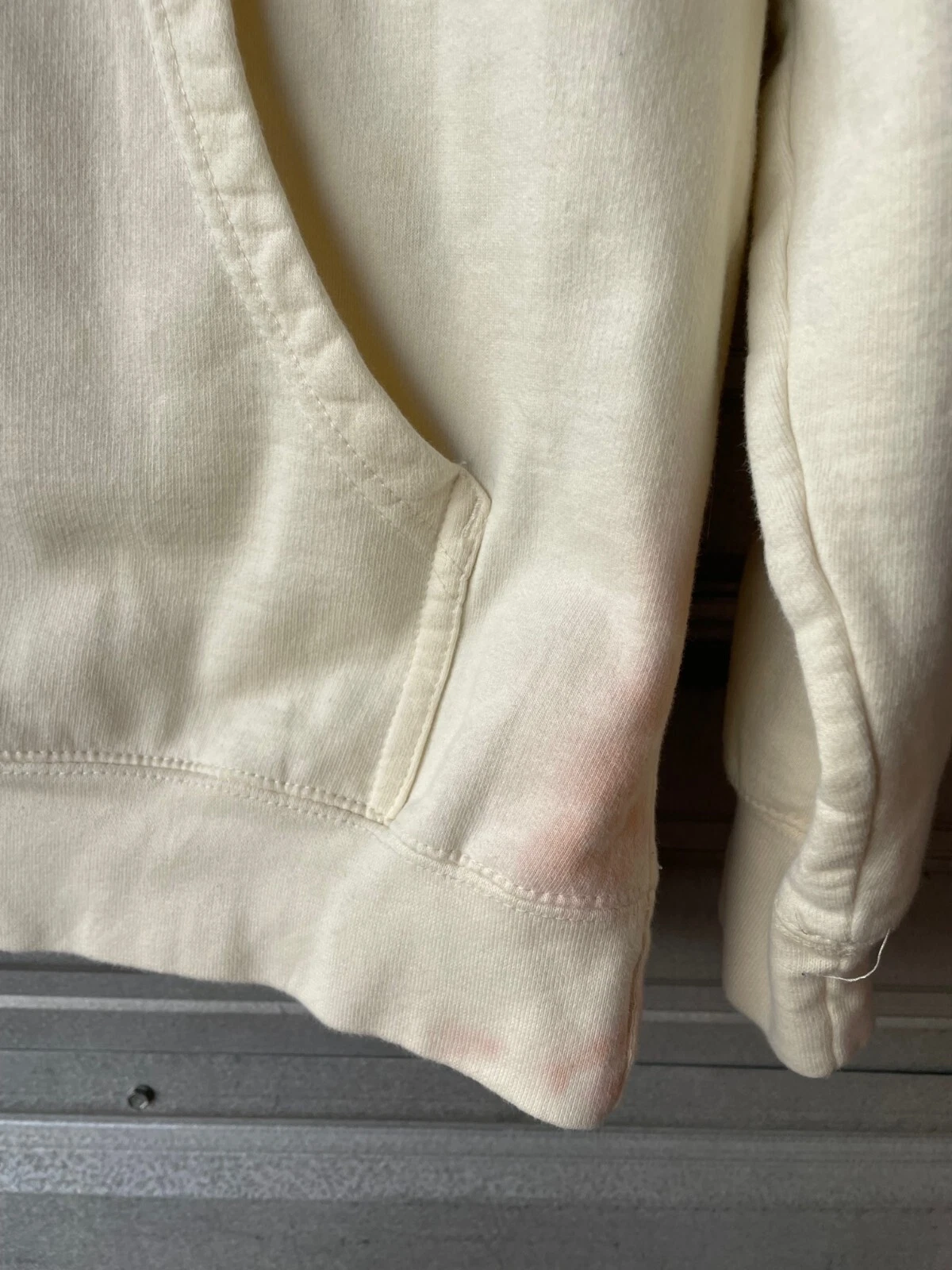 OFF WHITE Felpa con cappuccio Taylor Swift Eras Tour merch ufficiale donna taglia M panna beige