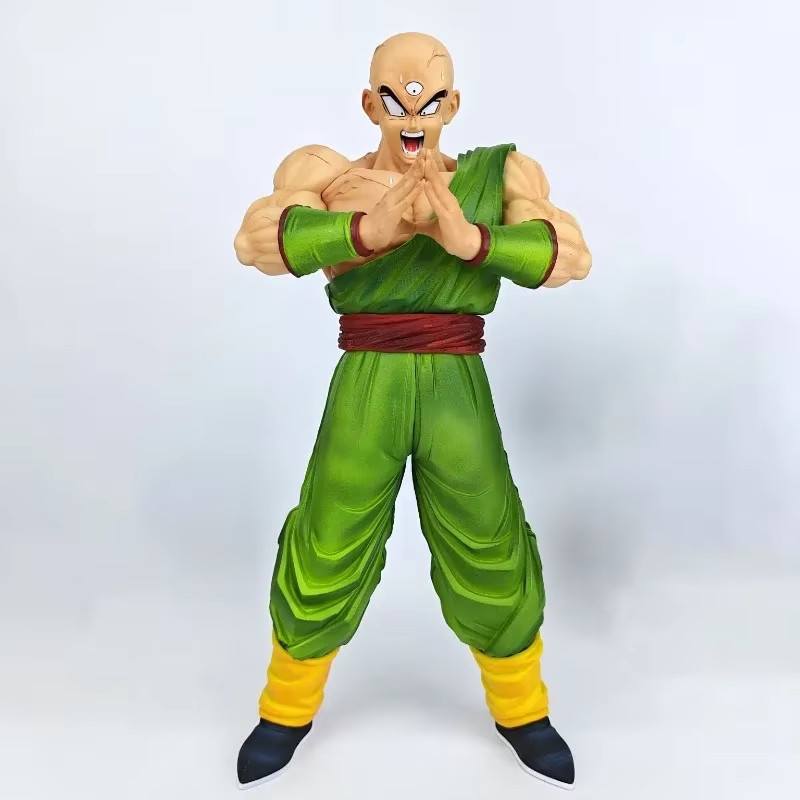 Figurine DRAGON BALL TEN SHIN HAN 32 cm mode combat animé Collection TOP QUALITE