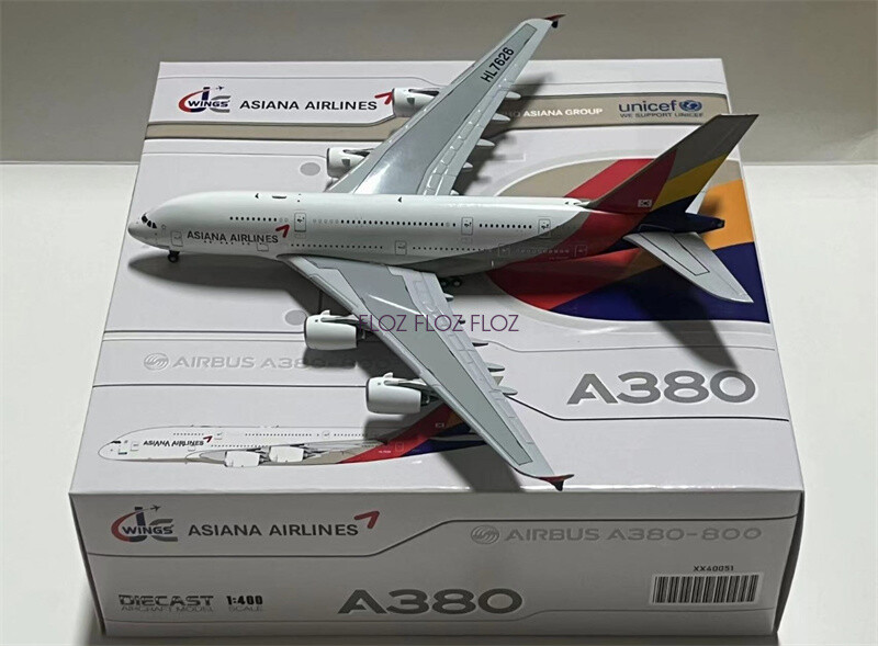 JC Wings Asiana Airlines for Airbus A380 HL7626 1:400