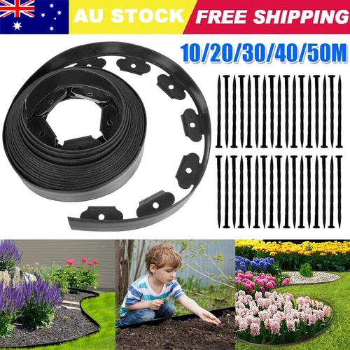 10M-50M Fence Landscape Garden Lawn Edging Border Flexible Plant Grass Barriers - Picture 1 of 31