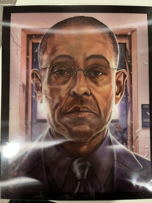Cuyler Smith Gus Fring Lenticular 8x10 Art Card Breaking Bad Signed