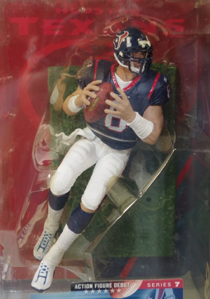 McFARLANE DAVID CARR HOUSTON TEXANS FIGURINE SERIES 7 FOOTBALL MIB BLACK JERSEY - Image 2 of 4