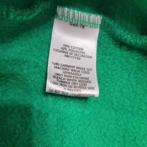 Quacker Factory Only A Morning Person Christmas Day Sweatshirt XL Green - Picture 9 of 10