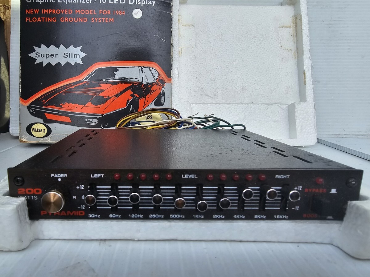 ミュージック s.a Vintage Pyramid Graphic Equalizer, 200 Watts SE903-VL-LED | eBay
