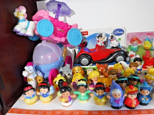 YOU CHOOSE ~ FISHER PRICE LITTLE PEOPLE Disney Prince Princess Animals Klip Klop - Picture 2 of 59
