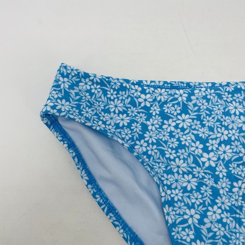 Art Class Girls Size Medium 8 Daisy Floral Print Bikini Bottom Blue/White 083 - Picture 2 of 7