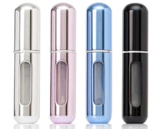 4 Pcs Travel Portable Mini Refillable Perfume Atomizer Bottle Spray Pump Case