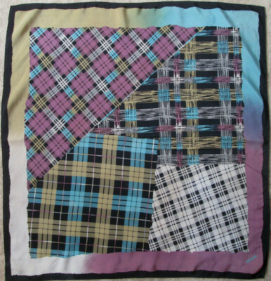Foulard En Soie Missoni Vintage - Dimensions 82x87 Cm - Multicolore - Occasion