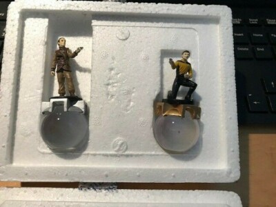 Franklin Mint Star Trek Next Generation Schachfiguren / Lore & Starfleet Security