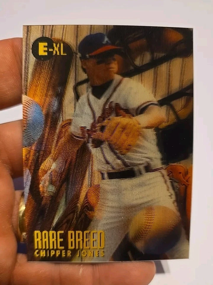 Juego completo E-XL 1996 raza rara Chipper Jones Manny Ramírez Hideo Nomo y más Foto 2 de 4
