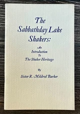 1985 Sabbathday Lake Shakers Heritage Sister Mildred Barker Vintage Booklet