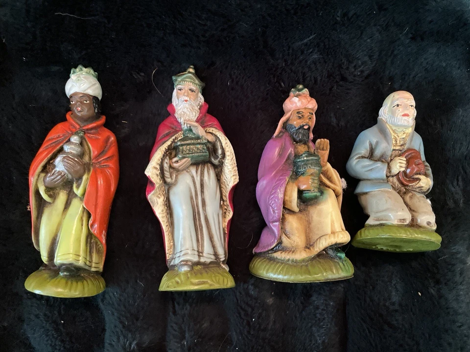 Rare Vintage Nativity Set West Germany SS Kresge Jesus Bavarian Forest HP - Image 4 of 4