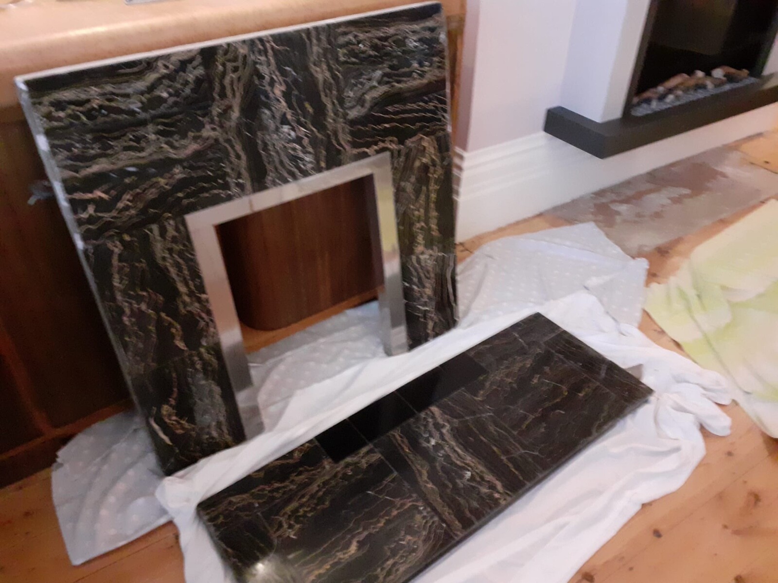 Vintage Fireplace Surround eBay