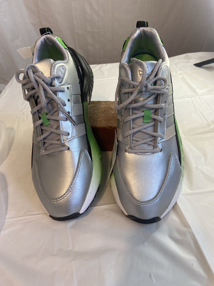 Men's Adidas ZX22 Kawasaki Green & Silver Ninja Tennis Shoe