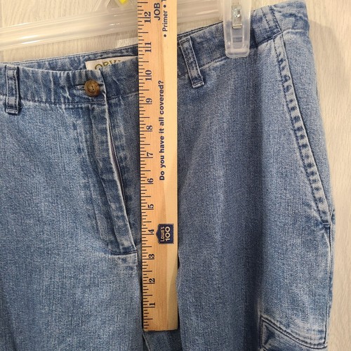 Women’s Orvis Denim Capri Pants Size 6 cruise festival picnic party casual - Picture 10 of 10