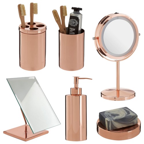 Rose Gold Bathroom Mirror Home Sweet Home Modern Livingroom