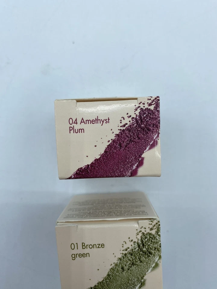 Juego de 2: Sombras de ojos en crema Yves Rocher de colección, mousse de terciopelo, verde + púrpura Foto 3 de 4