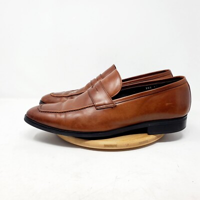 To Boot Tan Leather Slip-On Loafers Watts Burnished Tan Leather Bit Loafer main image 2