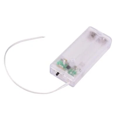 SWITCH ELECTRONICS 5 x AAx2 Clear Enclosed Battery Holder with Switch