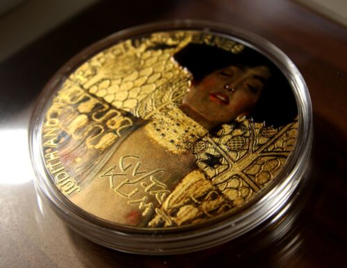 2 oz Silber Münze JUDITH - GUSTAV KLIMT - Proof - Bild 3 von 9