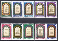 W ANGUILLA 0526-535 TEN COMMANDMENTS